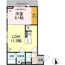 仙台駅 徒歩15分 2階の物件間取画像